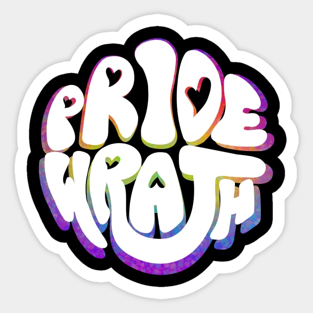 Pride and Wrath (Gay Pride) Sticker by Labrattish